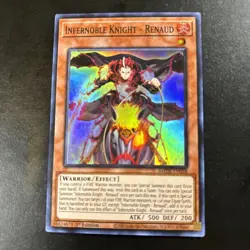 1x Yu-Gi-Oh! TCG: Infernoble Knight - Renaud - AMDE-EN038 - Super Rare - - Image 1