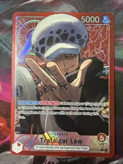 One Piece Trafalgar Law OP14-001 Alt Art Leader - Image 1