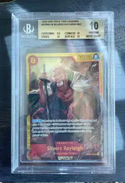 ONE PIECE TCG - Two Legends - SILVERS RAYLEIGH SEC - OP08118 - BGS 10 (Pristine) - Image 1