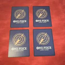 Bandai One Piece Card Game OP01-045 Cavendish Blue Character Eng x4 Playset - Image 2