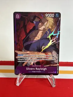 One Piece Silvers Rayleigh OP13-066 Carrying On His Will SR Alt Art English NM - Image 1
