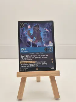 Scar Eerily Prepared 21/P3 Foil Promo Whispers in the Well LP Disney Lorcana - Image 1
