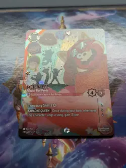 Disney Lorcana Attack of the Vine! Meilin Lee Enchanted 240/207 - Image 3