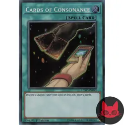 Yugioh Cards of Consonance LCKC-EN092 Secret Rare 1st Edition NM - Image 1