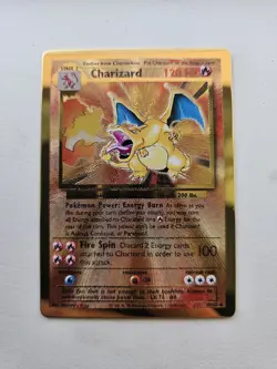 Pokemon Charizard Celebrations UPC Gold Metal 04/102 Fast Shipping - Image 1
