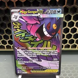 Pokemon TCG Mega Gengar EX 269/217 Sun & Moon English Holo Secret Rare 350HP - Image 1