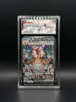 Pokemon TCG Charizard EX Card Obsidian Flames 223/197 PERFECT SUBS ACE 10 GEM💎 - Image 1