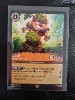 Disney Lorcana Wilds Unknown Dale Ready For His Shot Legendary 22/204 Non Foil - Image 1