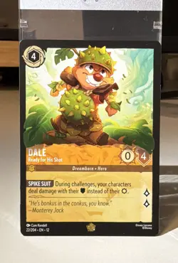 Disney Lorcana Dale - Ready for His Shot 22/204 Legendary Wilds Unknown Non Foil - Image 1