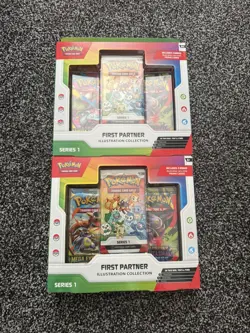 Pokemon TCG: First Partner Illustration Collection Series 1 Box New & Sealed X2 - Image 1