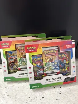 Pokemon TCG First Partner Illustration Collection (Series 1) X2 New & Sealed - Image 1