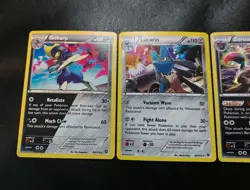Lucario 63/124 w/ Bisharp 64/114 & Zoroark 91/162 Promo Pokemon Card Set NM - Image 2