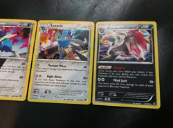 Lucario 63/124 w/ Bisharp 64/114 & Zoroark 91/162 Promo Pokemon Card Set NM - Image 3
