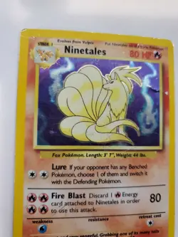 Ninetales Base Set Pokemon Card Jungle Fossil WOTC - Image 3