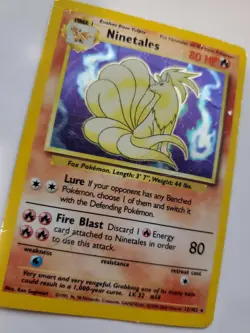 Ninetales Base Set Pokemon Card Jungle Fossil WOTC - Image 5
