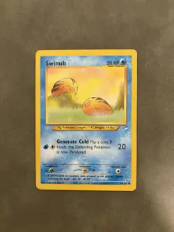 Swinub # 84/105 Neo Destiny Set Pokemon Trading TCG Rares Game Cards LP - Image 1