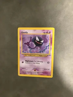 Gastly # 65/105 Neo Destiny Set Pokemon Trading TCG Rares Game Cards LP - Image 1