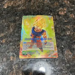 Ferocious Strike SS Son Goku BT10-060 Leader Foil Dragon Ball Super Card Game NM - Image 4