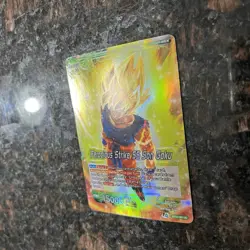 Ferocious Strike SS Son Goku BT10-060 Leader Foil Dragon Ball Super Card Game NM - Image 5