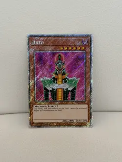 Yu-Gi-Oh! Jinzo RA03-EN099 Platinum Secret Rare 1st Edition Near Mint Card - Image 1