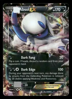 Absol EX - XY62 - Black Star Promo - Pokemon Card - MP - Image 1