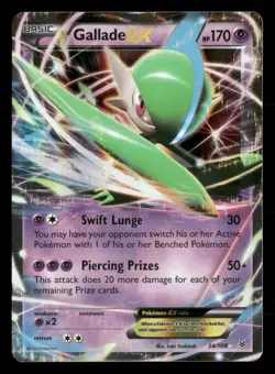 Gallade EX - 34/108 - Ultra Rare - Roaring Skies - Pokemon Card - MP - Image 1