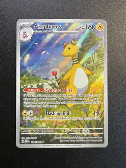 Ampharos 90/86 Illustration Rare Pokemon TCG Chaos Rising NM/M Eng Card - Image 1