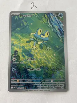Pokemon TCG Froakie 088/086 Me04: Chaos Rising Illustration Rare NM Card - Image 1