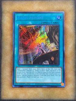 Yugioh Nadir Servant RA01-EN062 Secret Rare 1st Ed NM - Image 1
