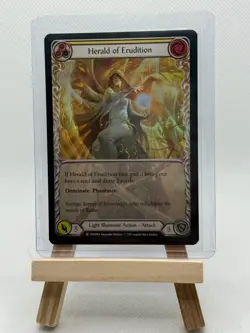 Flesh and Blood FAB - Herald of Erudition (Extended Art) NM 1st Edition!!! - Image 1