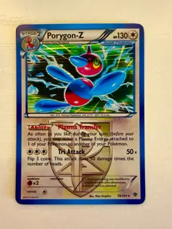 Pokemon TCG 4-Card Holo Lot Zoroark Skorupi Leafeon Porygon-Z - Image 5