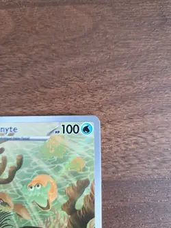 Pokemon TCG Card Omanyte 180/165 S&V 151 Illustration Rare *English* - NM - Image 5