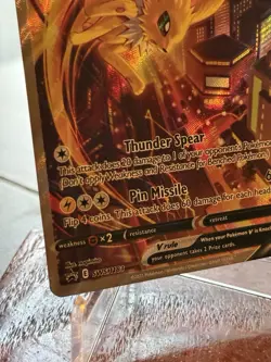 Pokemon Jolteon v SWSH183 Black Star Promo Holo Card Near Mint Condition - Image 4