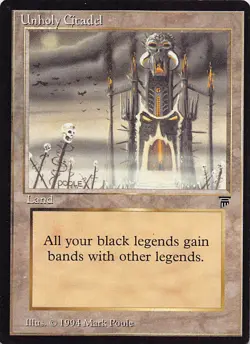 Unholy Citadel U Legends Magic the Gathering Vintage MTG - Image 1