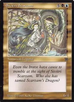 Sivitri Scarzam U Legends Magic the Gathering Vintage MTG - Image 1