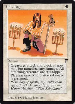 Holy Day C Legends Magic the Gathering Vintage MTG - Image 1