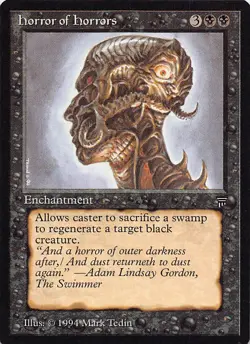 Horror of Horrors U Legends Magic the Gathering Vintage MTG - Image 1