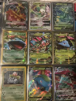 Pokemon Card Binder Collection 100+ Cards XY, EX, MEGA, V STAR, VMAX, V - Image 1