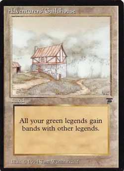 Adventurers' Guildhouse U Legends Magic the Gathering Vintage MTG - Image 1