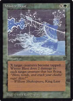 Winter Blast R Legends Magic the Gathering Vintage MTG - Image 1