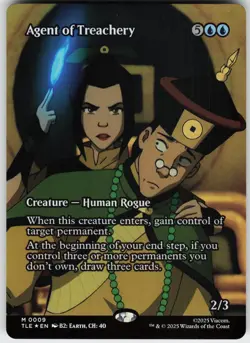 FOIL AGENT OF TREACHERY (BORDERLESS) 9 MYTHIC NEAR MINT - Image 1