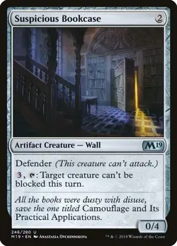 Suspicious Bookcase 2x FOIL M19 MTG Core Set 2019 Uncommon MINT artifact - Image 1