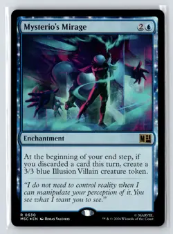 Mysterio's Mirage #630 Commander: Marvel Super Heroes Foil Magic The Gathering - Image 1