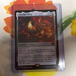 The One Ring 0246 Mythic Legendary Artifact MTG LOTR Tales of Middle-earth - Image 1