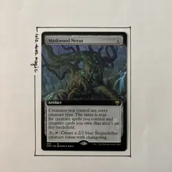 MTG Magic The Gathering Kaldheim Extended Art NM Maskwood Nexus - Image 1