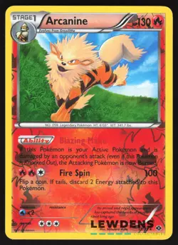 Arcanine - 12/99 - Rare Reverse Holo - Next Destinies - Pokemon Card - Image 1