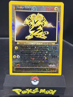 Electabuzz 1 Winner 001/009 Best of Reverse Holo Pokemon Double Swirl LP - Image 1