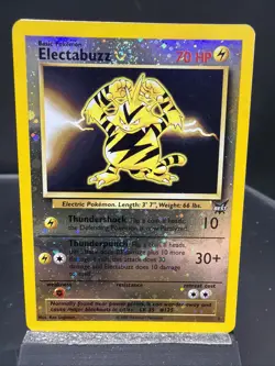 Electabuzz 1 Winner 001/009 Best of Reverse Holo Pokemon Double Swirl LP - Image 2