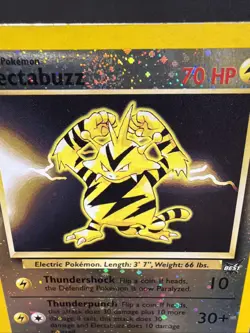 Electabuzz 1 Winner 001/009 Best of Reverse Holo Pokemon Double Swirl LP - Image 3