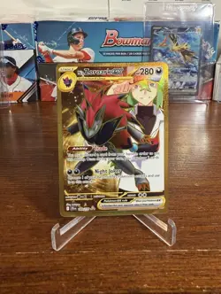 Pokemon TCG Journey Together Gold N's Zoroark EX Holo Ultra Rare 189/159 Pokemon - Image 3
